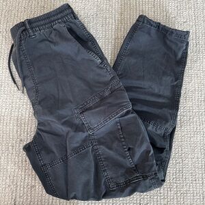 American Eagle Men’s XS Black Flex Stretch Cargo Pants or Joggers Distressed